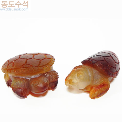 거북쌍(마노)
