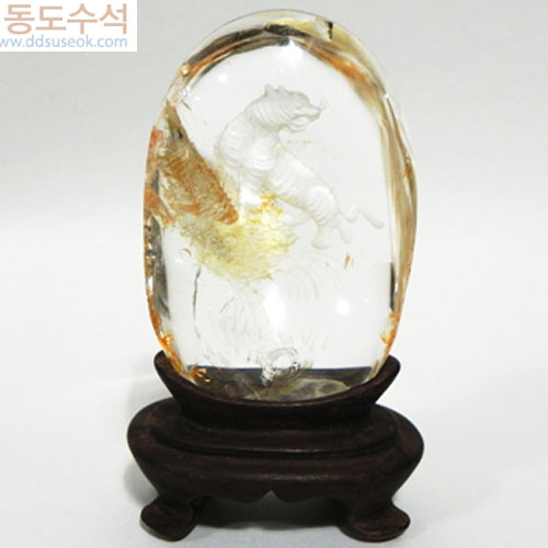 호랑이수정조각