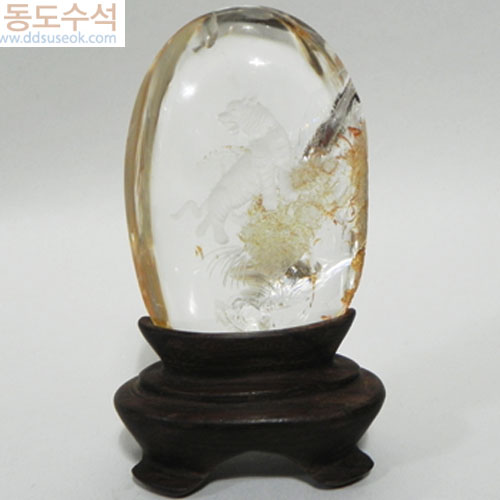 호랑이수정조각